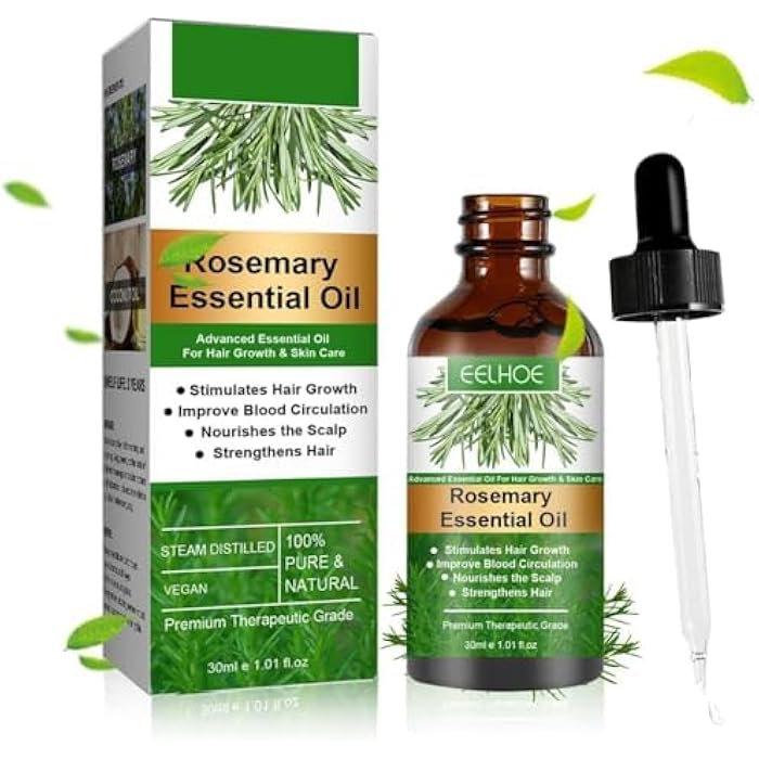 Rosemary Flourish Oil for Hair Growth and Scalp Nourishment - Flaxseed and Rosemary (30ml) - Image 1